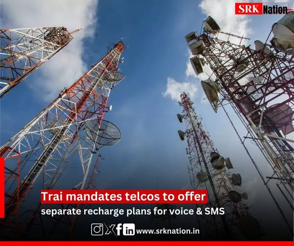 Trai mandates telcos to offer separate recharge plans for voice & SMS