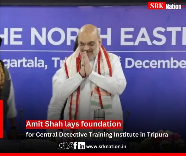 Amit Shah lays foundation for Central Detective Training Institute in Tripura