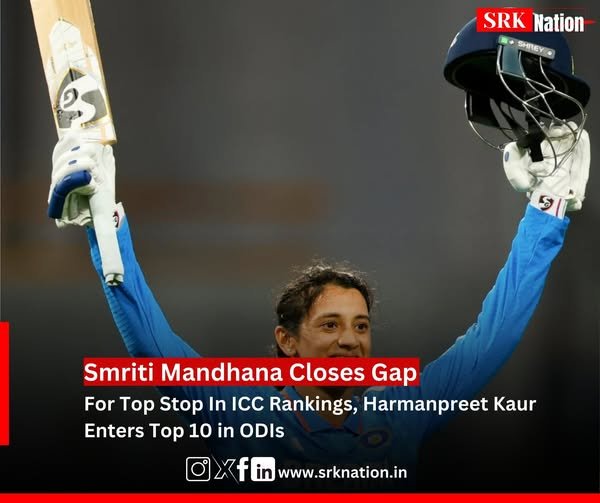 Smriti Mandhana Closes Gap For Top Stop In ICC Rankings, Harmanpreet Kaur Enters Top 10 in ODIs