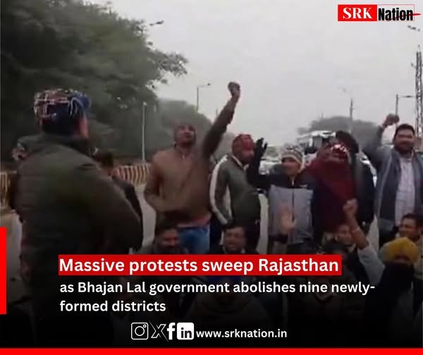 Massive protests sweep Rajasthan as Bhajan Lal government abolishes nine newly-formed districts