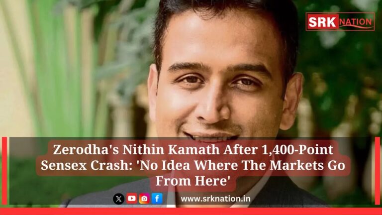 Zerodha’s Nithin Kamath After 1,400-Point Sensex Crash: ‘No Idea Where The Markets Go From Here’