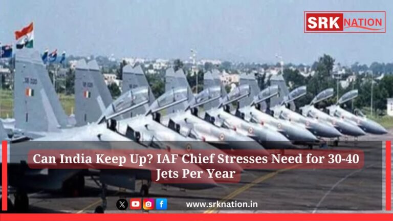 Can India Keep Up? IAF Chief Stresses Need for 30-40 Jets Per Year
