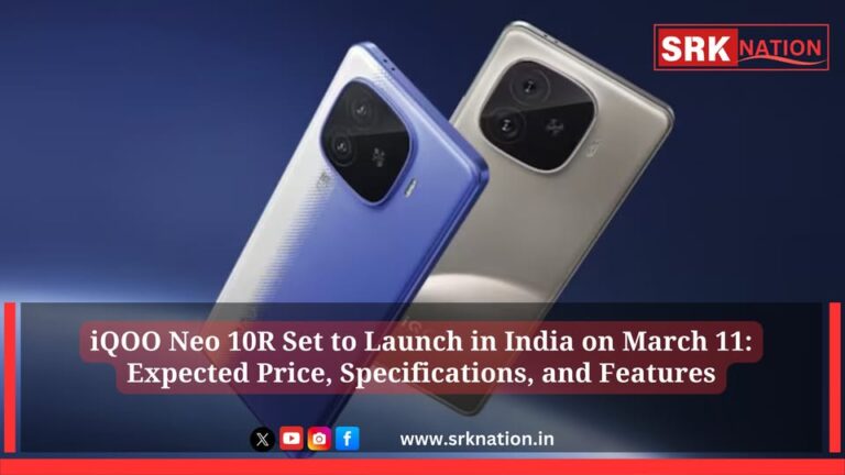iQOO Neo 10R Set to Launch in India on March 11: Expected Price, Specifications, and Features