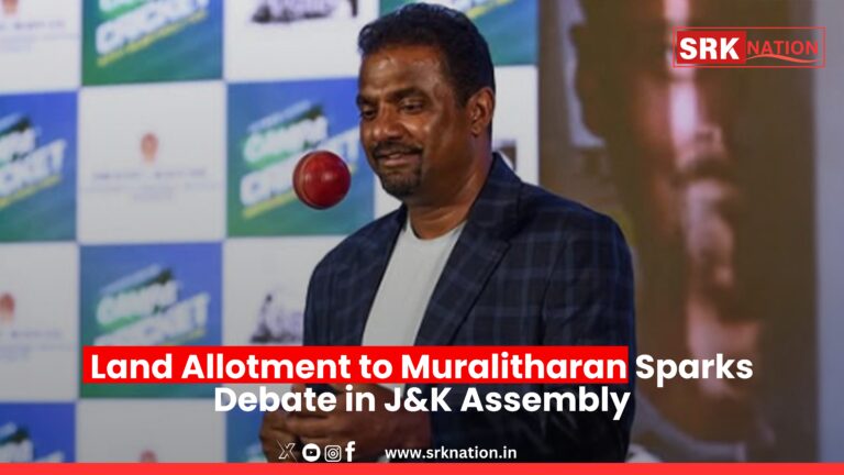 Land Allotment to Muralitharan Sparks Debate in J&K Assembly