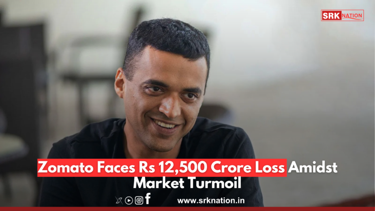 Zomato Faces Rs 12,500 Crore Loss Amidst Market Turmoil