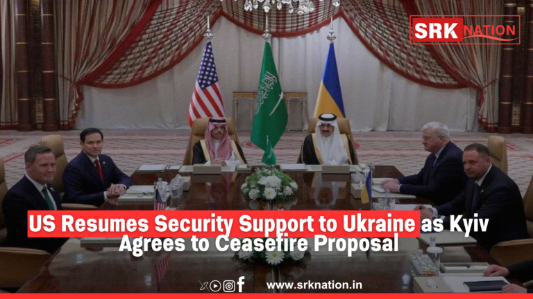 US Resumes Security Support to Ukraine as Kyiv Agrees to Ceasefire Proposal