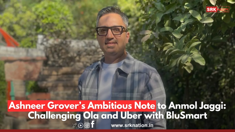 Ashneer Grover’s Ambitious Note to Anmol Jaggi: Challenging Ola and Uber with BluSmart