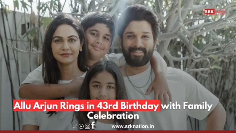 Allu Arjun Rings in 43rd Birthday with Family Celebration
