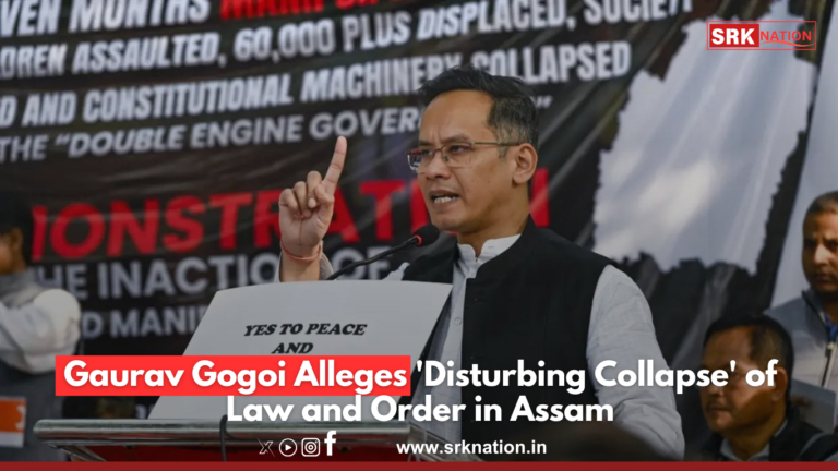 Gaurav Gogoi Alleges ‘Disturbing Collapse’ of Law and Order in Assam