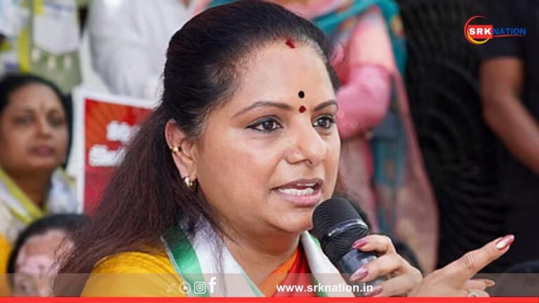 BRS MLC K Kavitha Leads Protest Against Notices to KCR Over Kaleshwaram Project!