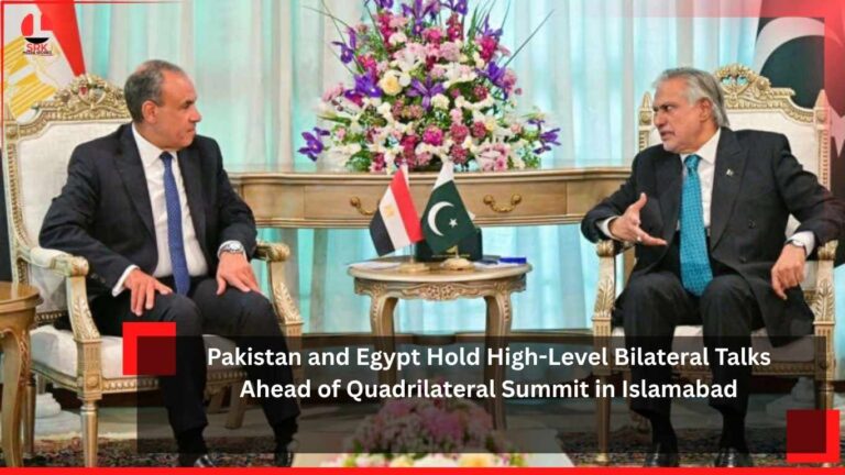 Pakistan and Egypt Hold High-Level Bilateral Talks Ahead of Quadrilateral Summit in Islamabad