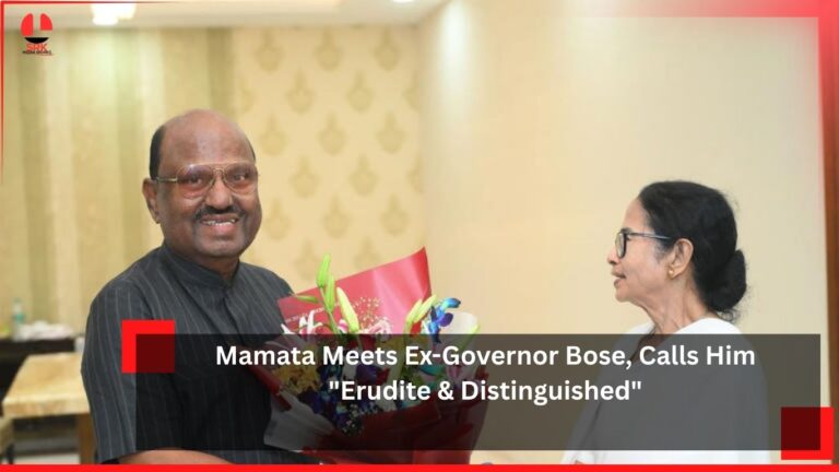 Mamata Meets Ex-Governor Bose, Calls Him “Erudite & Distinguished”