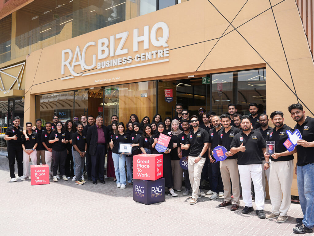 RAG Holdings Earns Great Place to Work Certification, Reinforcing Its Commitment to Building Great Businesses Through People First Approach
