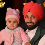 Heartwarming father and daughter portrait captured in Barnala, India.