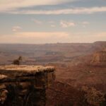 Breathtaking view of the Grand Canyon showcasing its vast sandstone formations and rugged beauty.