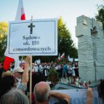Commemorative march and memorial for Volhynia massacre victims in Wrocław, Poland.