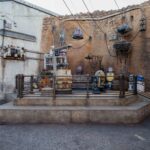 A thematic Star Wars droids display at Disney's Hollywood Studios in Bay Lake, Florida.